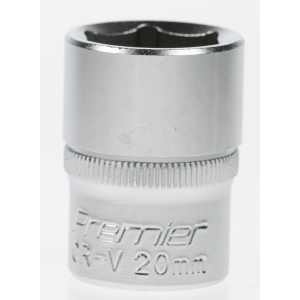 Sealey Socket 1/2"dr 20mm (6pt)