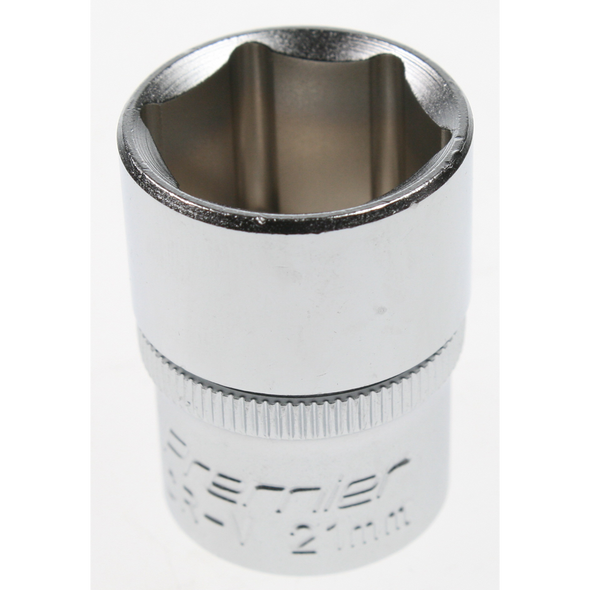 Sealey Socket 1/2"dr 21mm (6pt)