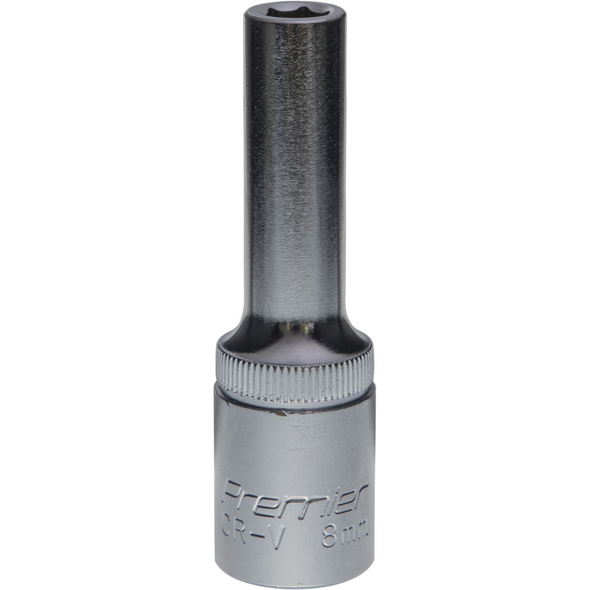 Sealey Socket 1/2"dr 8mm (Deep) 6pt