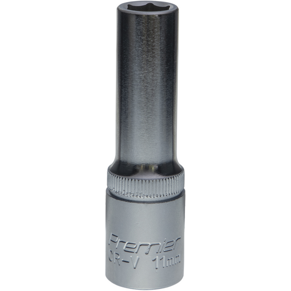 Sealey Socket 1/2"dr 11mm (Deep) 6pt