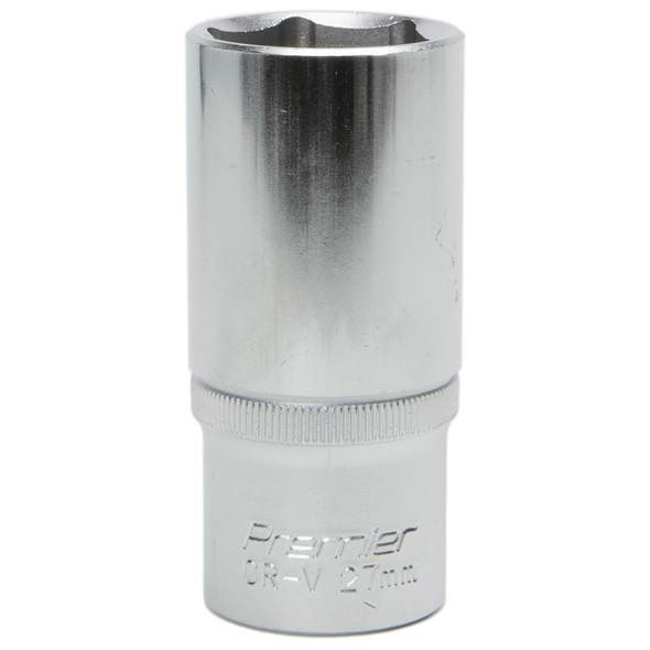 Sealey Socket 1/2"Sq Dr 27mm (Deep)