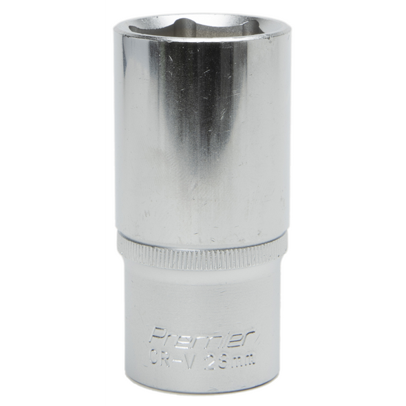 Sealey Socket 1/2"Sq Dr 28mm (Deep)