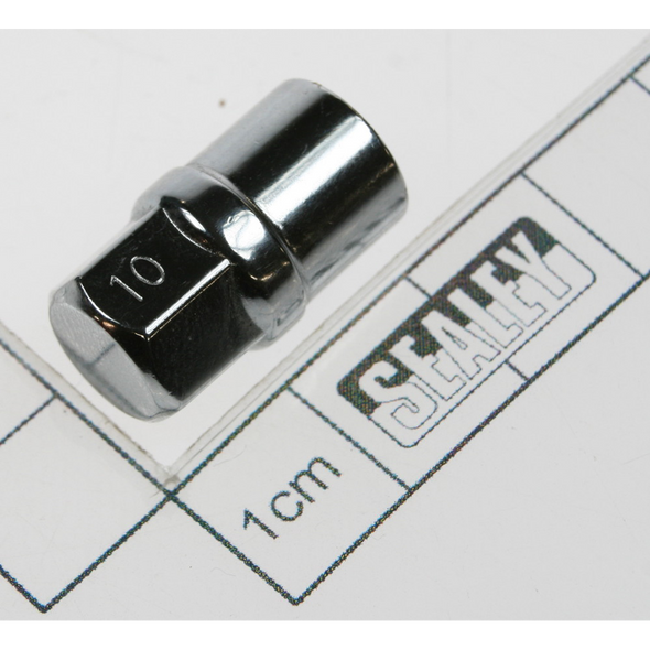 Sealey Hex bit adaptor 1/4" 10mm