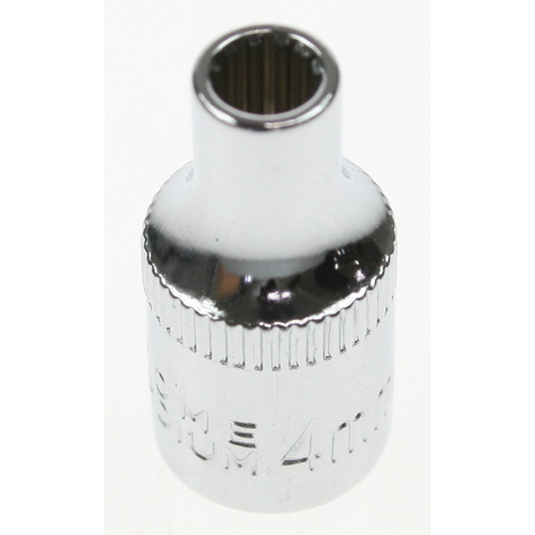 Sealey Spline socket 1/4"dr 4mm