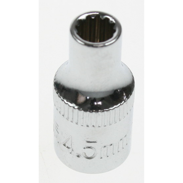 Sealey Spline socket 1/4"dr 4.5mm
