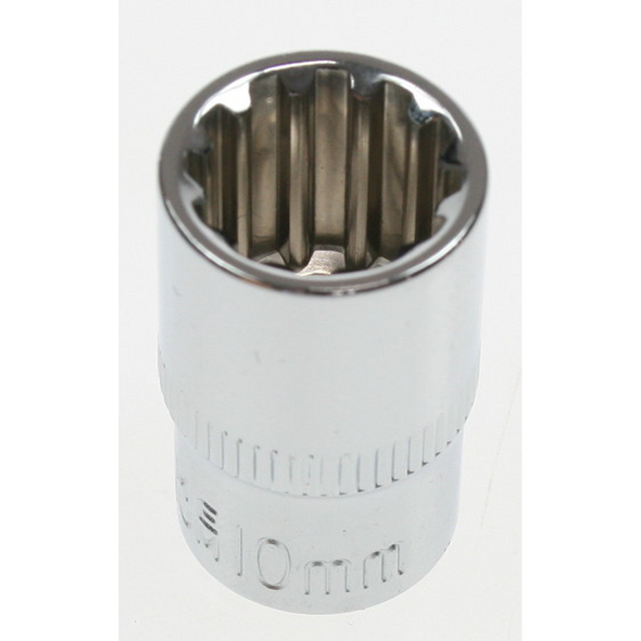 Sealey Spline socket 1/4"dr 10mm