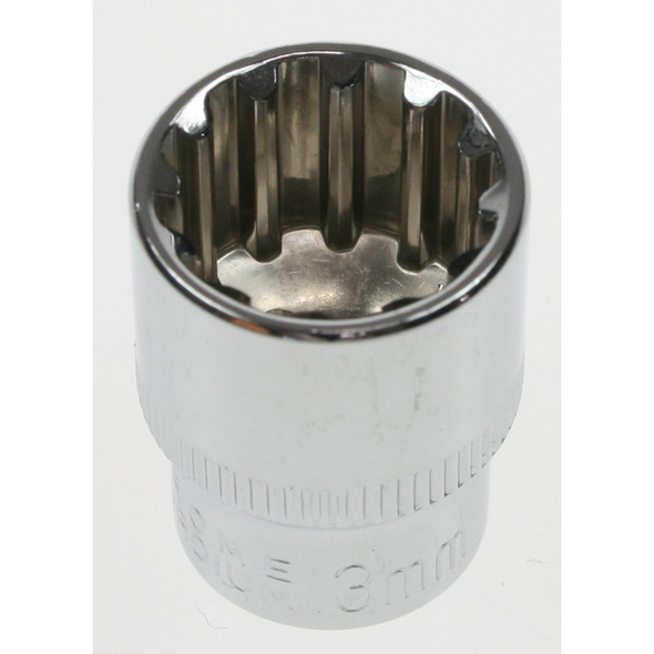 Sealey Spline socket 1/4"dr 13mm