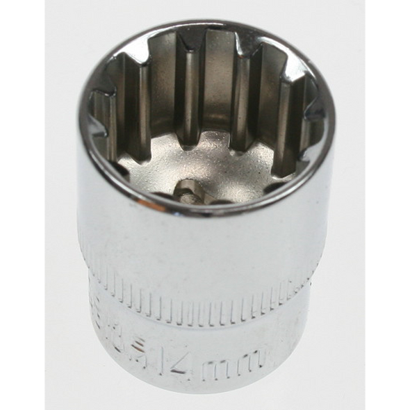 Sealey Spline socket 1/4"dr 14mm