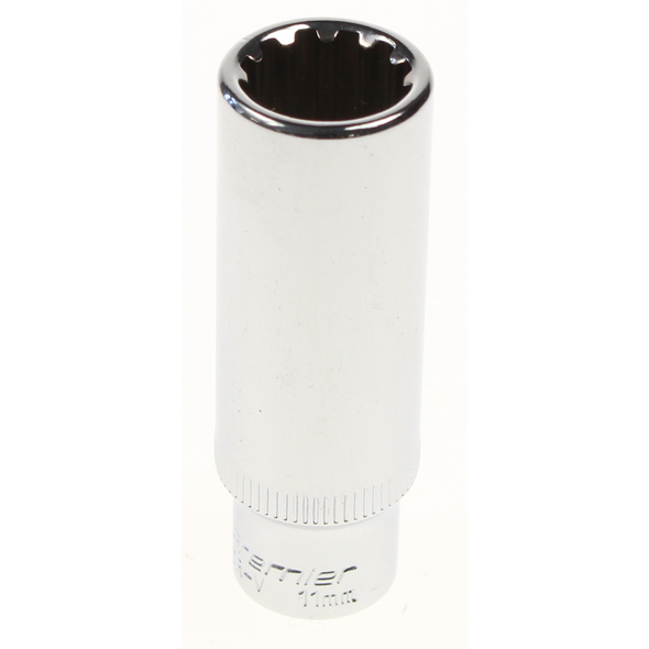 Sealey Spline socket (deep) 1/4" 11mm