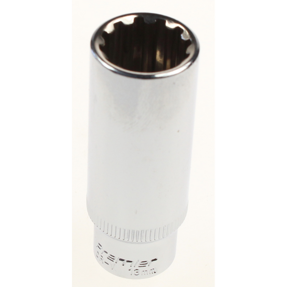Sealey Spline socket (deep) 1/4" 13mm