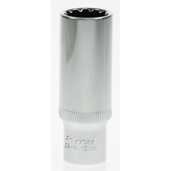 Sealey Spline socket 3/8"dr 15mm (deep)