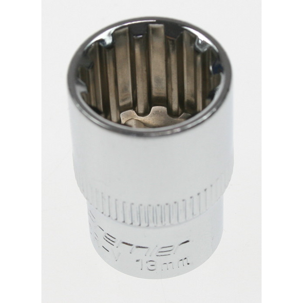 Sealey Spline socket 3/8"dr 13mm