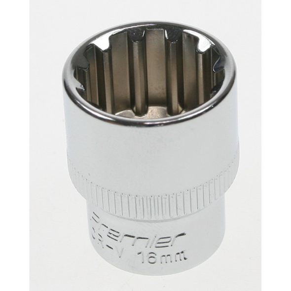 Sealey Spline socket 3/8"dr 16mm