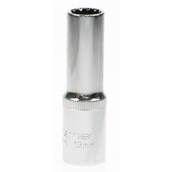 Sealey Spline socket (deep) 1/2"dr 13mm