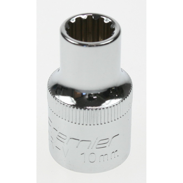 Sealey Spline socket 1/2"dr 10mm