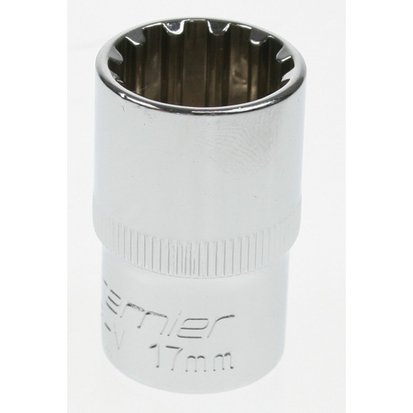 Sealey Spline socket 1/2"dr 17mm