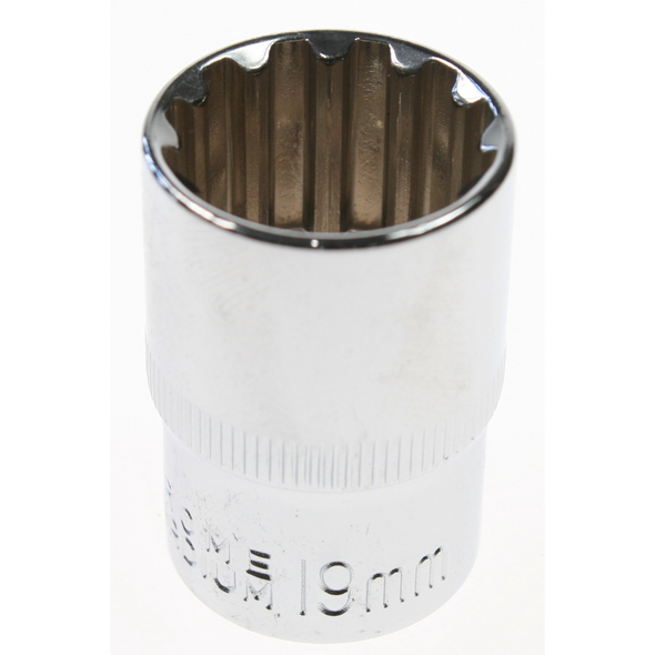 Sealey Spline socket 1/2"dr 19mm