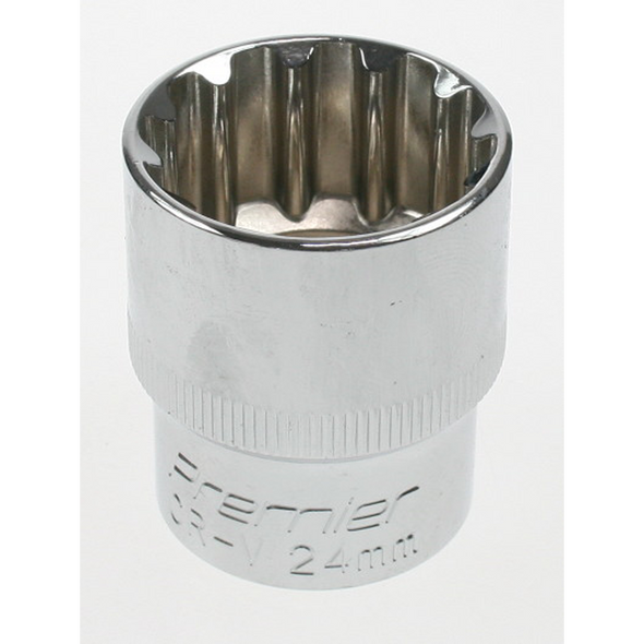 Sealey Spline socket 1/2"dr 24mm