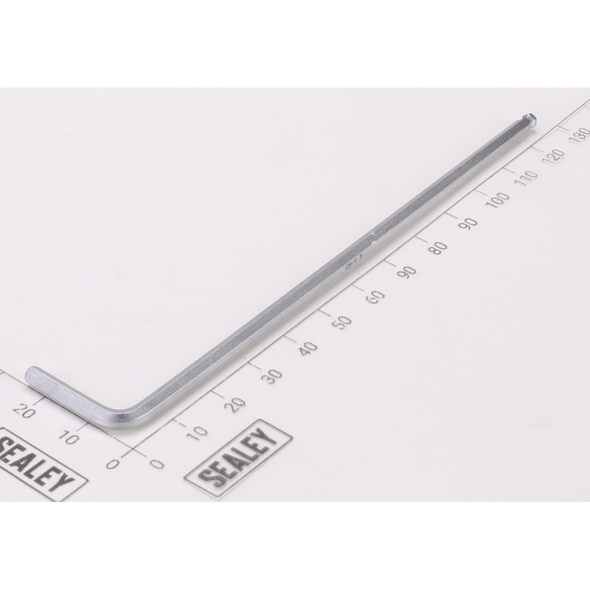 Sealey Extra long ball-end hex key 3mm