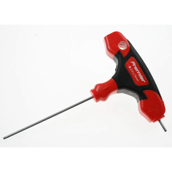 Sealey Ball-end t-handle hex key set 2.0mm
