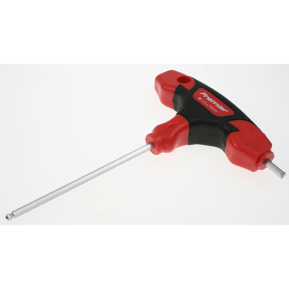 Sealey Ball-end t-handle hex key set 3.0mm