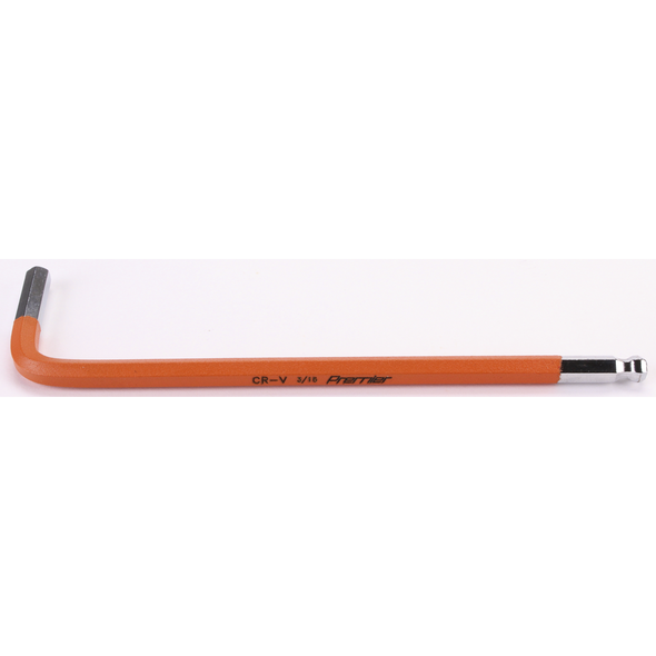 Sealey Long Jumbo Ball-End Hex Key 3/16" 'Anti-Slip'