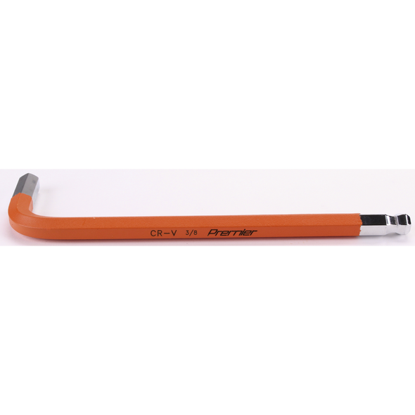 Sealey Long Jumbo Ball-End Hex Key 3/8" 'Anti-Slip'