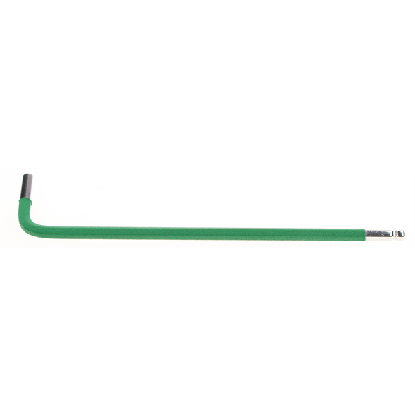 Sealey Long ball-end hex key 2.5mm (green)