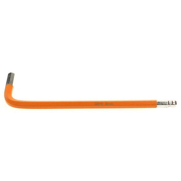 Sealey Long ball-end hex key 5mm (dark orange)