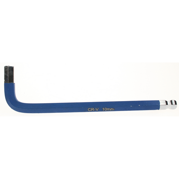 Sealey Long ball-end hex key 10mm (blue)