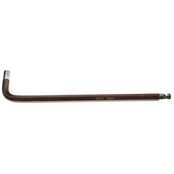 Sealey Extra-long ball-end hex key 8.0mm (brown)