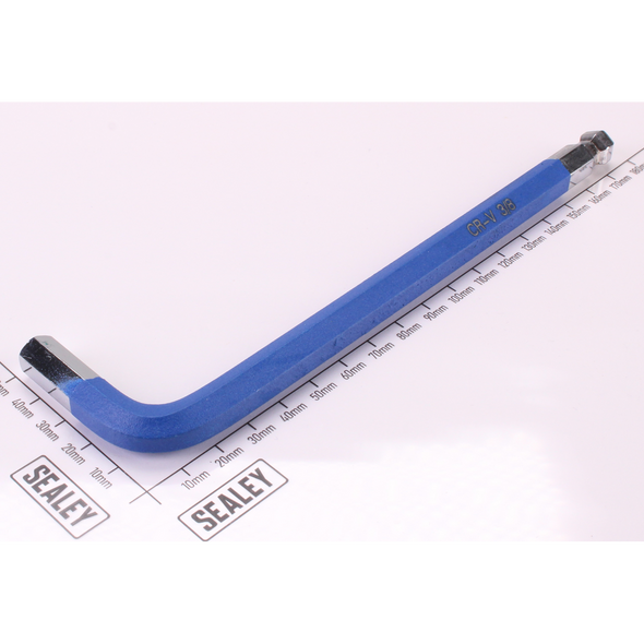 Sealey Imperial Ball-End Hex Key 'Long' 3/8" (Blue)