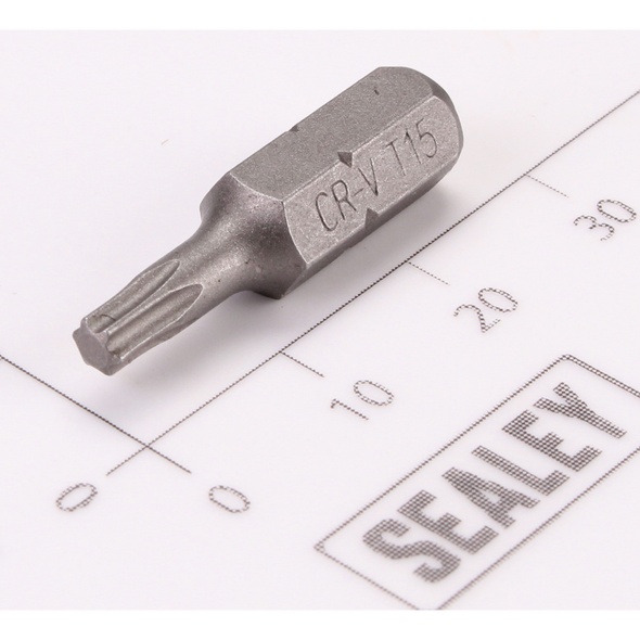 Sealey 1/4"Dr TRX-Star Bit T15 25mmL