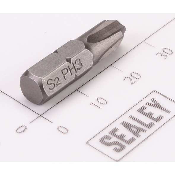 Sealey 1/4"Dr Phillips Bit PH3 25mmL