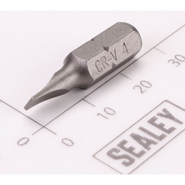 Sealey 1/4"Dr Slotted Bit SL4 25mmL