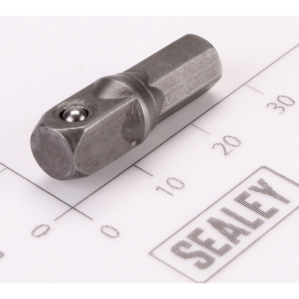 Sealey 1/4"Dr Hex Adaptor
