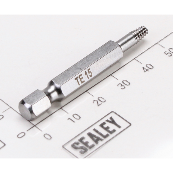 Sealey TRX-Star Fitting Extractor T15 x 50mm