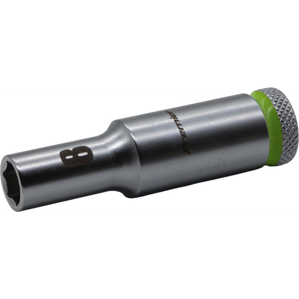 Sealey 3/8"Dr Walldrive Deep Socket 8mm (Green Coded Ring)