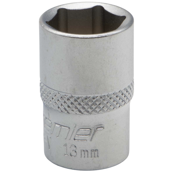 Sealey 3/8"Dr Socket 13mm (Micro Satin Finish)