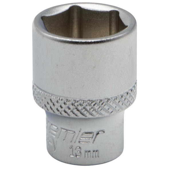 Sealey 1/4"Dr Socket 13mm (Micro Satin Finish)