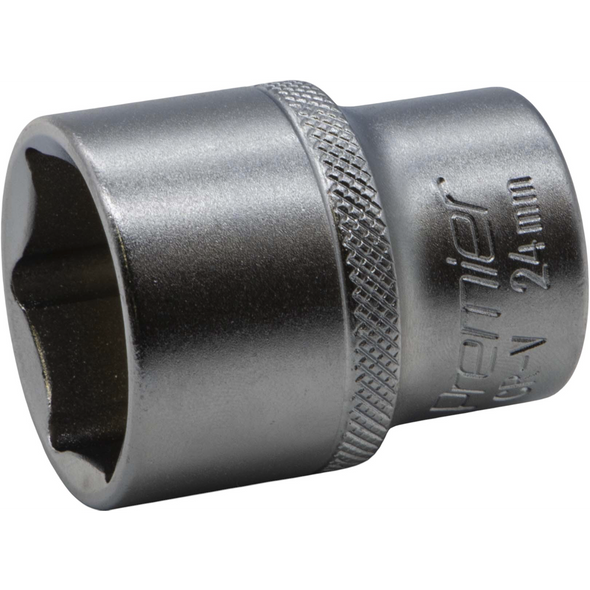 Sealey 1/2"Dr Socket 24mm (Micro Satin Finish)