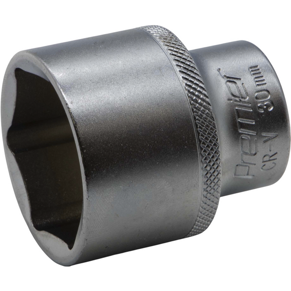 Sealey 1/2"Dr Socket 30mm (Micro Satin Finish)