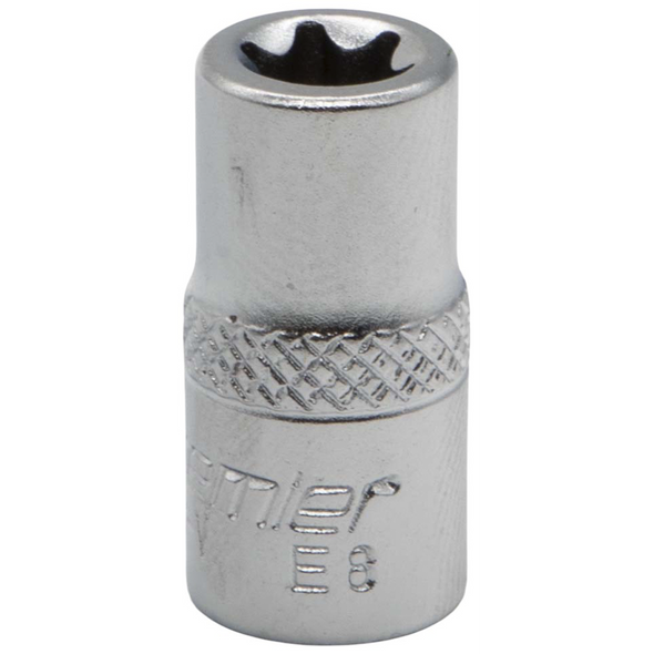 Sealey 1/4"Dr E-Torx Socket E8 (Micro Satin Finish)