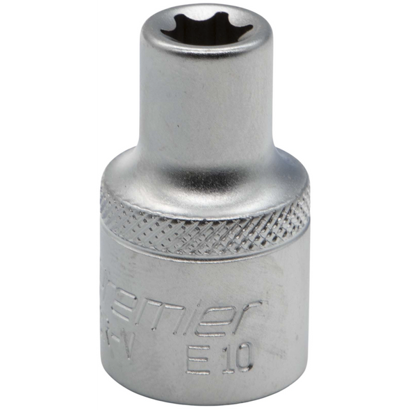 Sealey 1/2"Dr E-Torx Socket E10 (Micro Satin Finish)
