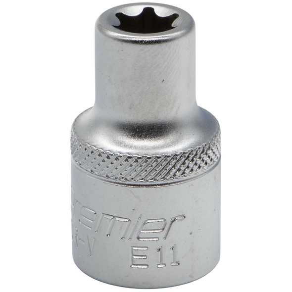 Sealey 1/2"Dr E-Torx Socket E11 (Micro Satin Finish)