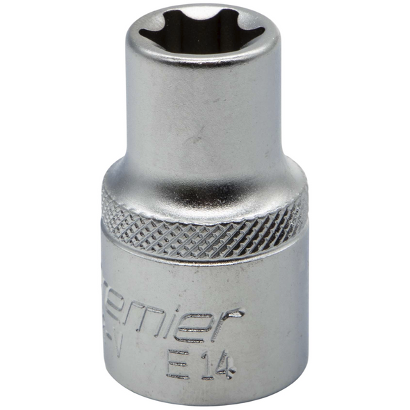 Sealey 1/2"Dr E-Torx Socket E14 (Micro Satin Finish)