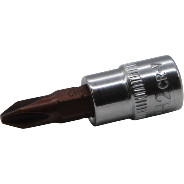 Sealey 1/4"Dr Phillips Socket Bit PH2 (Micro Satin Finish)