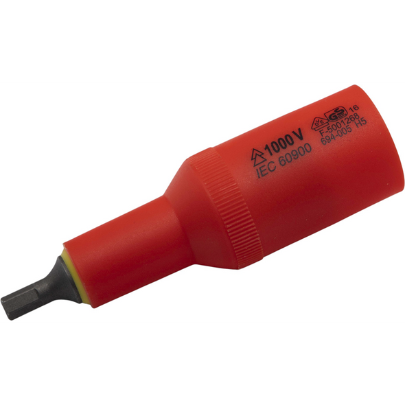 Sealey 1/2"Sq Dr Insulated Hex Bit Socket 5mm