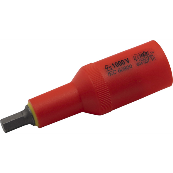 Sealey 1/2"Sq Dr Insulated Hex Bit Socket 7mm