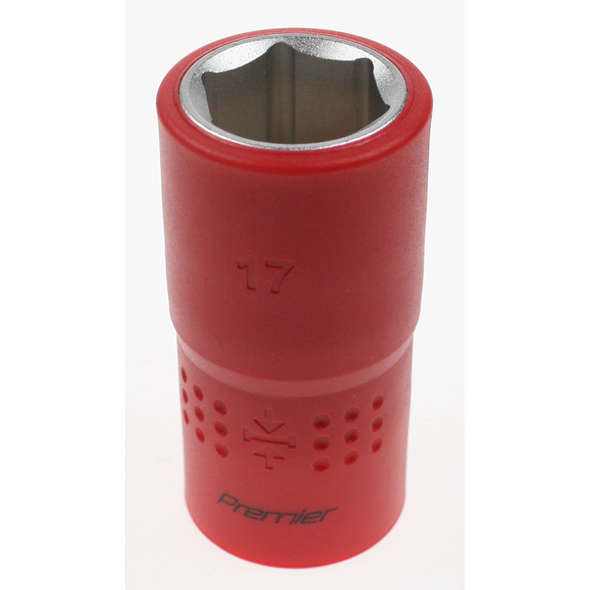 Sealey Insulated socket 1/2"dr 17mm